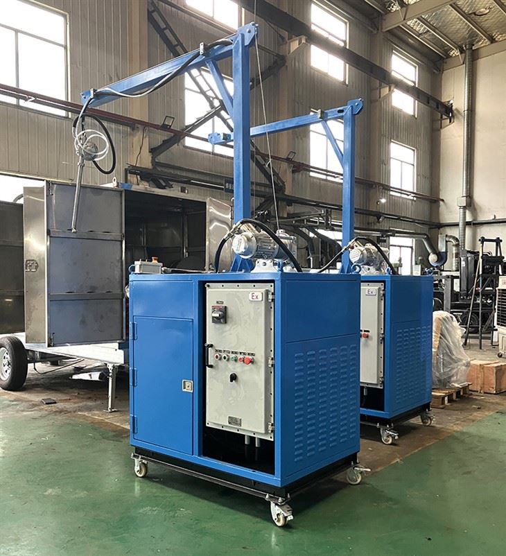 Explosion- pov thawj IBC Container Blasting Machine