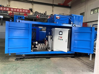 70Mpa 70L Cua Preheater Ntxuav Hydro Blasting Tshuab